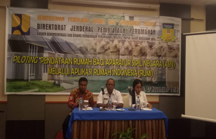 Jayapura dan Provinsi Jadi Pilot Project Pendataan Perumahan ASN  